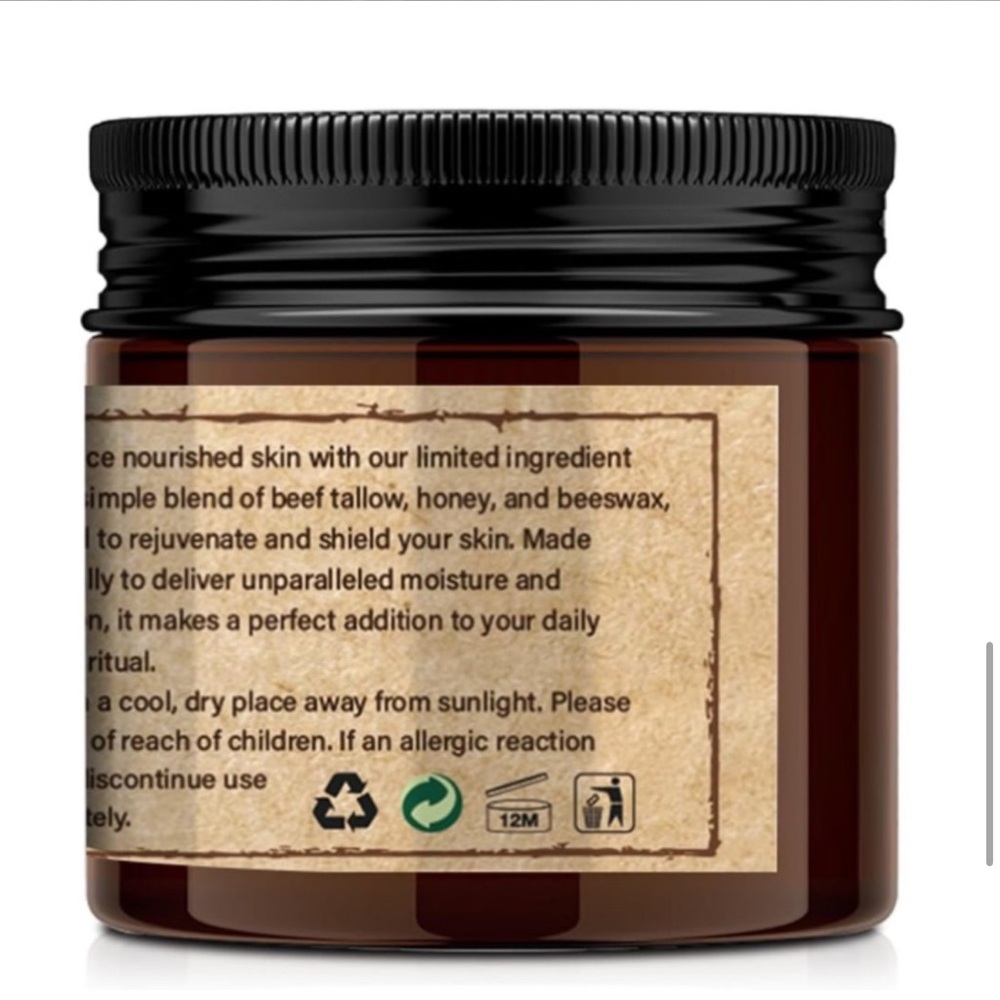 Natural Formula Herbal-Extraction Cream, Beef Tallow, Beeswax & Honey. 2.46 oz. - Picture 4 of 6